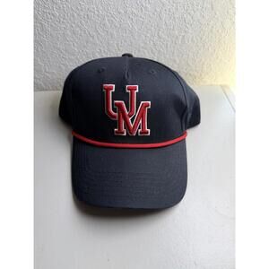 Ole Miss Ball Cap Red and Navy Baseball Cap Top of the World Brand Adjustable